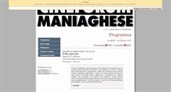 Desktop Screenshot of cineforum-maniaghese.it