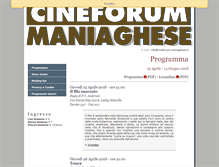 Tablet Screenshot of cineforum-maniaghese.it
